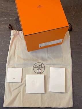 HERMES Authentic Full set Empty Box for Picotin Lock 18 handbag Noir w/dust bag